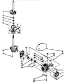 Brake, clutch, gearcase, motor, and pump