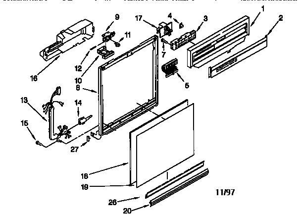 Frame and console