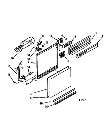 Frame and console