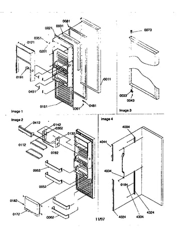 Refrigerator door