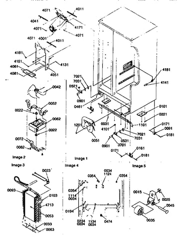 Drain sys.,rollers, and evap assy