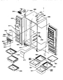 Refrigerator/freezer shelves