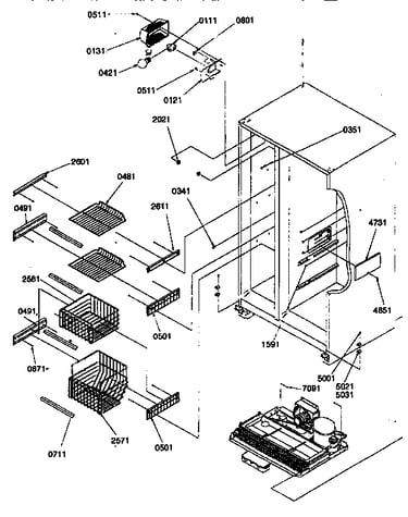 Freezer shelves