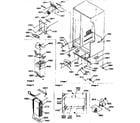 Kenmore 59657582791 drain sys.,rollers, and evap assy diagram