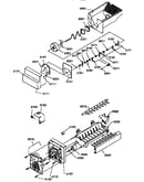 Ice bucket aguer and ice maker parts