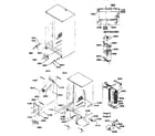 Kenmore 59657087791 drain/rollers/evaporator assembly diagram