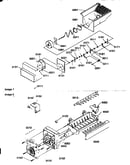 Ice bucket auger/ice maker