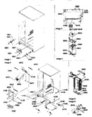 Drain system/rollers/evaporator assembly