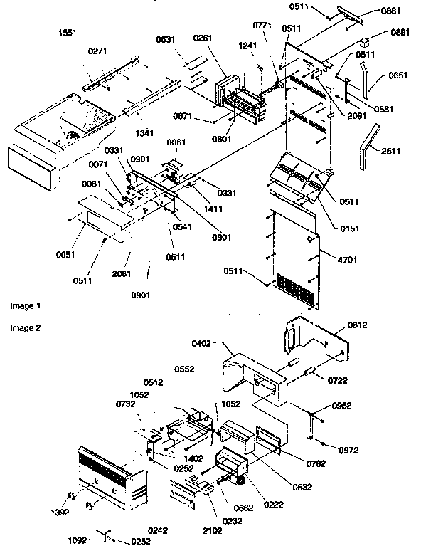 Ice maker/control assembly
