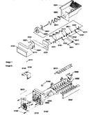 Ice bucket auger/ice maker