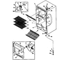 Kenmore 2539276011 cabinet diagram