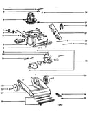 Nozzle and motor assembly