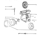 Eureka 3676A unit parts diagram