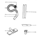 Eureka 3676A attachment parts diagram