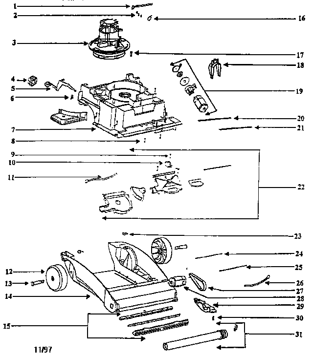 NOZZLE AND MOTOR ASSEMBLY