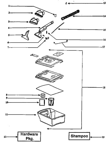 Recovery tank assembly