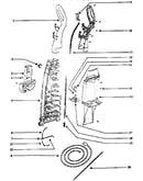 Handle and bag housing