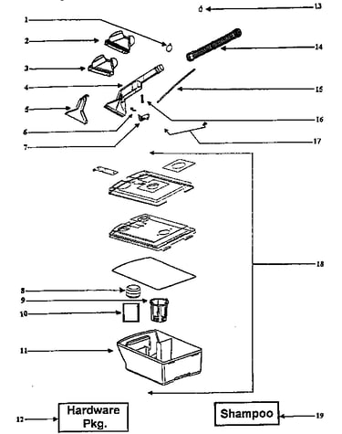 Recovery tank assembly