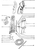 Handle and bag housing