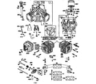 Briggs & Stratton 351777-1036-A1 cylinder assembly diagram