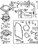 Gasket set and air cleaner base assembly