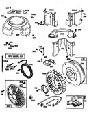 Flywheel assembly and blower housing