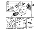 Craftsman 917258672 starter motor and carburetor kit diagram