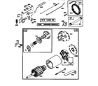 Briggs & Stratton 287707-0634-A1 motor and drive starter diagram