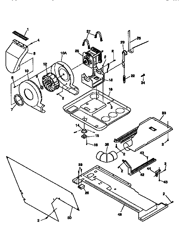 Blower and base