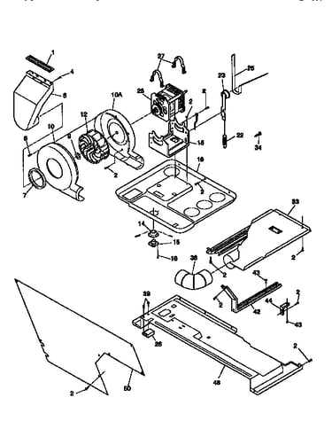 Blower and base