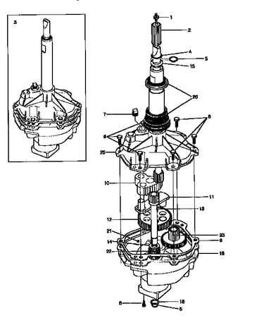 Gearcase/transmission