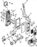 Dust compartment and motor