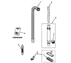 Kenmore 11638812790C hose and attachment diagram