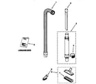 Kenmore 11638512790C hose and attachment diagram