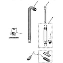 Kenmore 11638512790C hose and attachment diagram