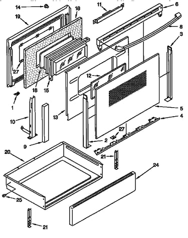Door and drawer