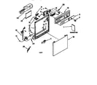 Kenmore 66517798790 frame and console diagram