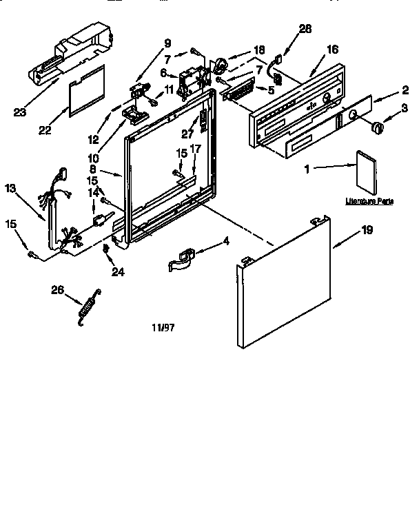 Frame and console