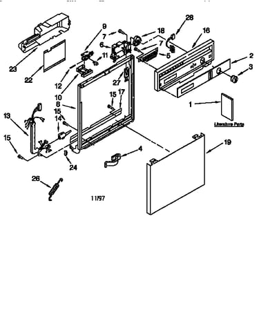 Frame and console