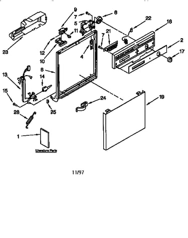 Frame and console