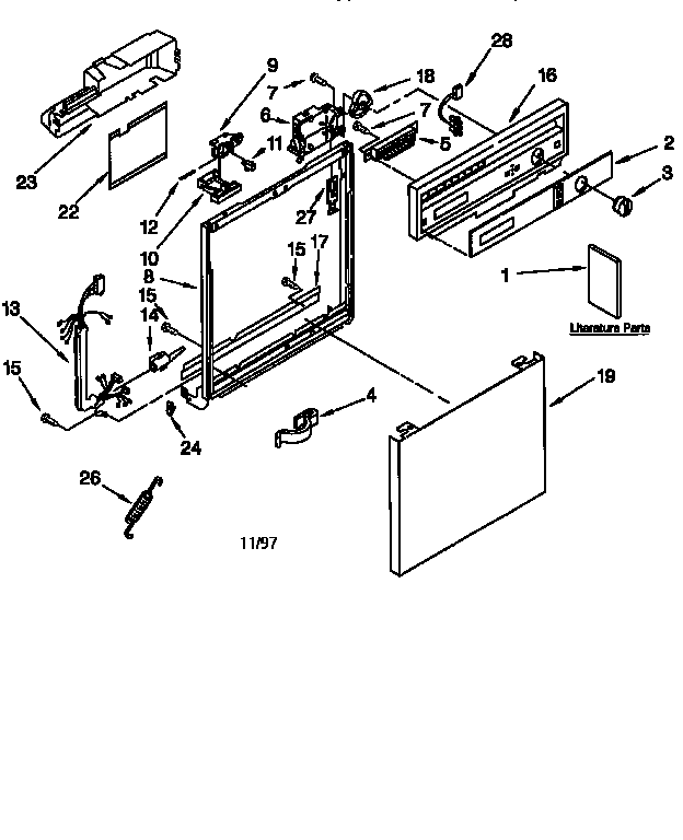 Frame and console