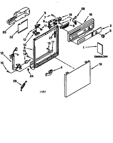 Frame and console
