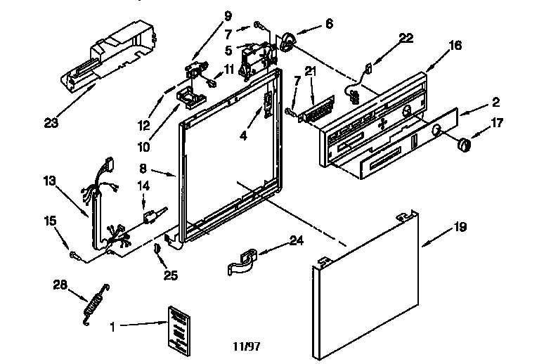 Frame and console