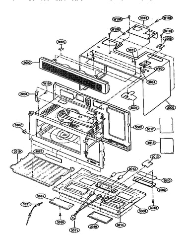 Oven cavity parts