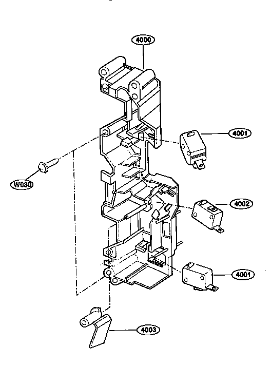 Latch board parts