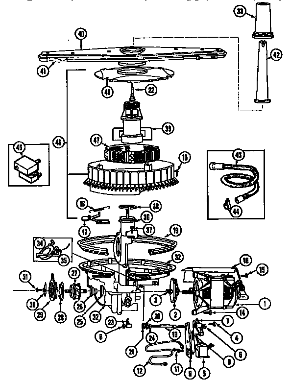 Pump and motor