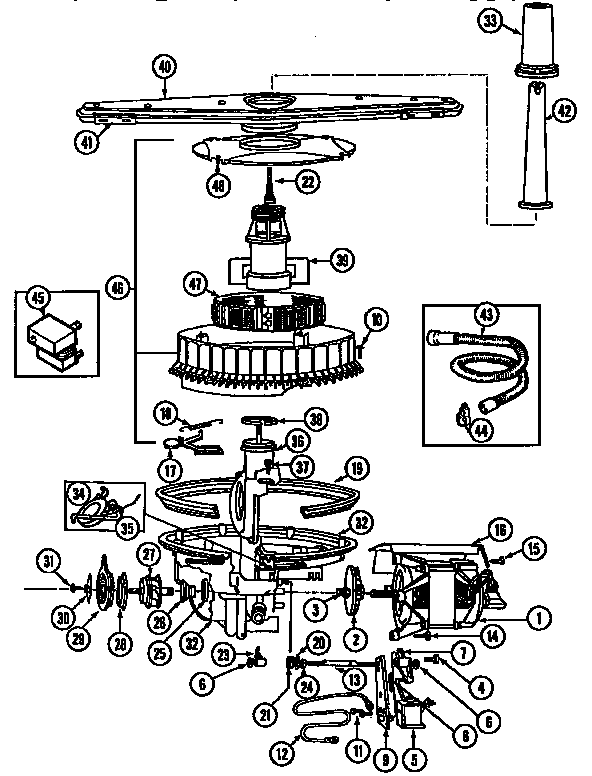 Pump and motor