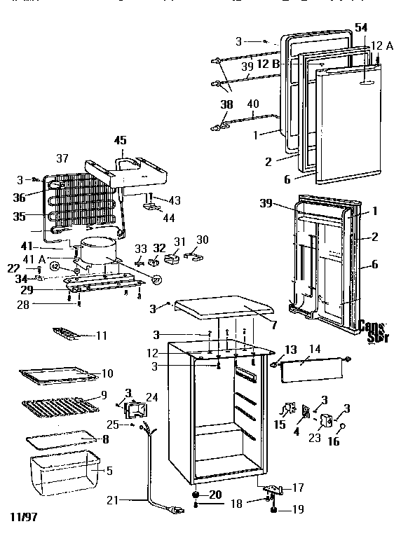 Compact refregerator