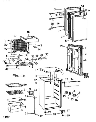 Compact refregerator