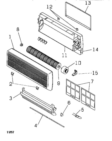 Panel and fan assembly